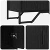 Sideboard Black Oak Effect 78 x 35 x 74.5 cm