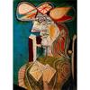 Künstler Pablo Picasso Klassische Kunst Leinwandgemälde Drucke Poster Kubistischer Stil Abstraktes Charakter Wandkunst Gemälde für Heimdekoration