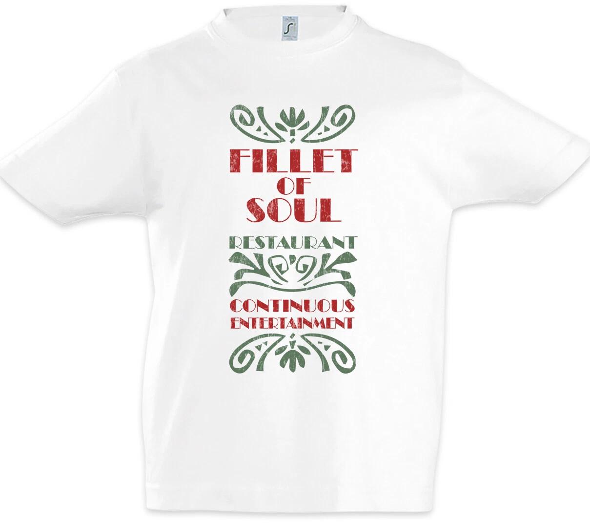Ресторан Fillet Of Soul Детская футболка для мальчиков James Знак Шпиона Символ Живая Связь 100
