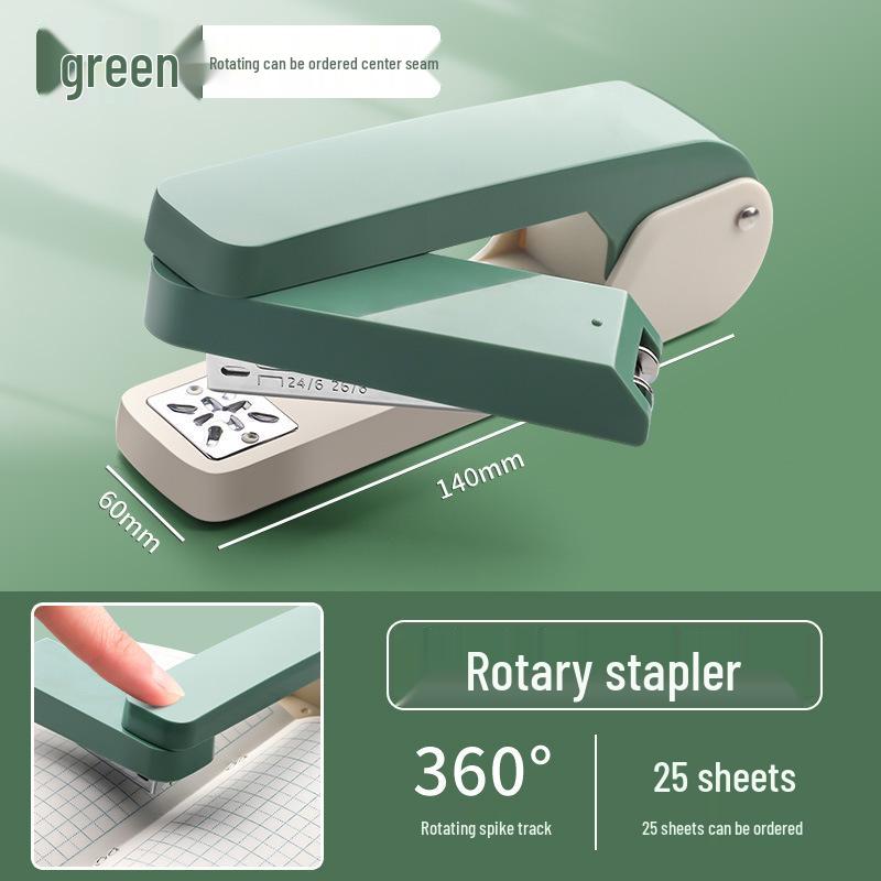 Rotatable Large Stapler for Students & Office - Labor-Saving, Thick-Binding Tool