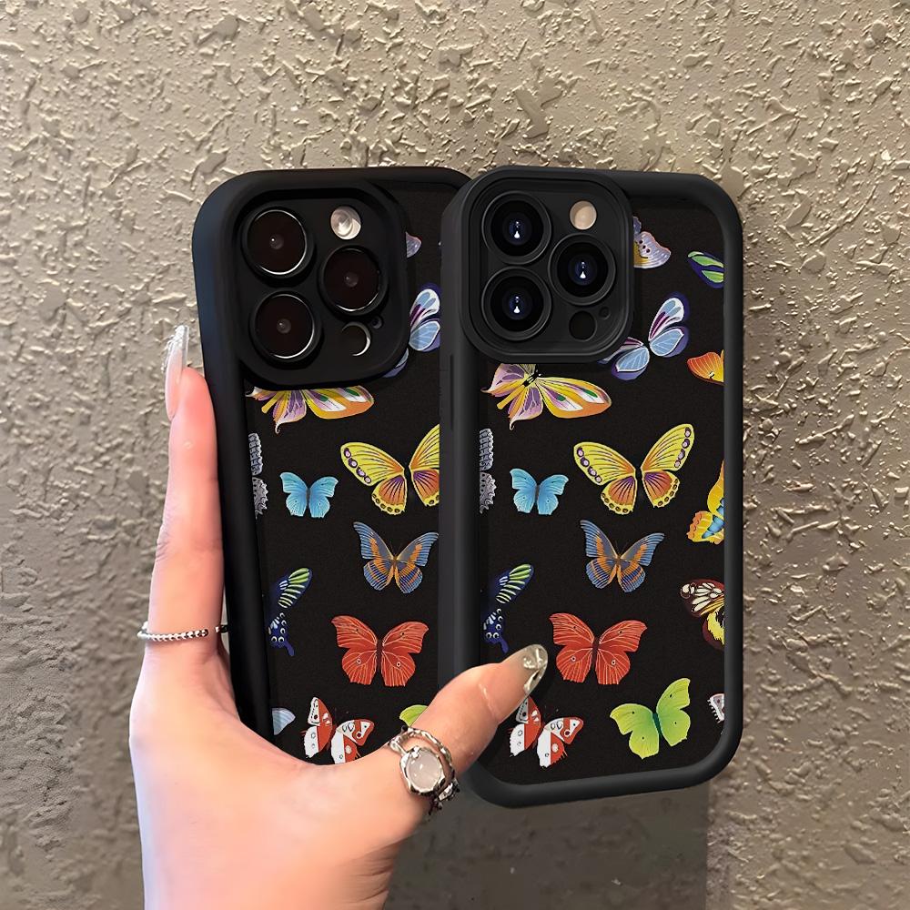 Telefonveske for iPhone 11 13 12 14 15 16 Pro Max 7 8 Plus XR XS Max Samsung A55 S24 S23 A02S Redmi 9 13C 9A 10 A3 OPPO A15S A16 A17 A18 A38 A53 A54 A31