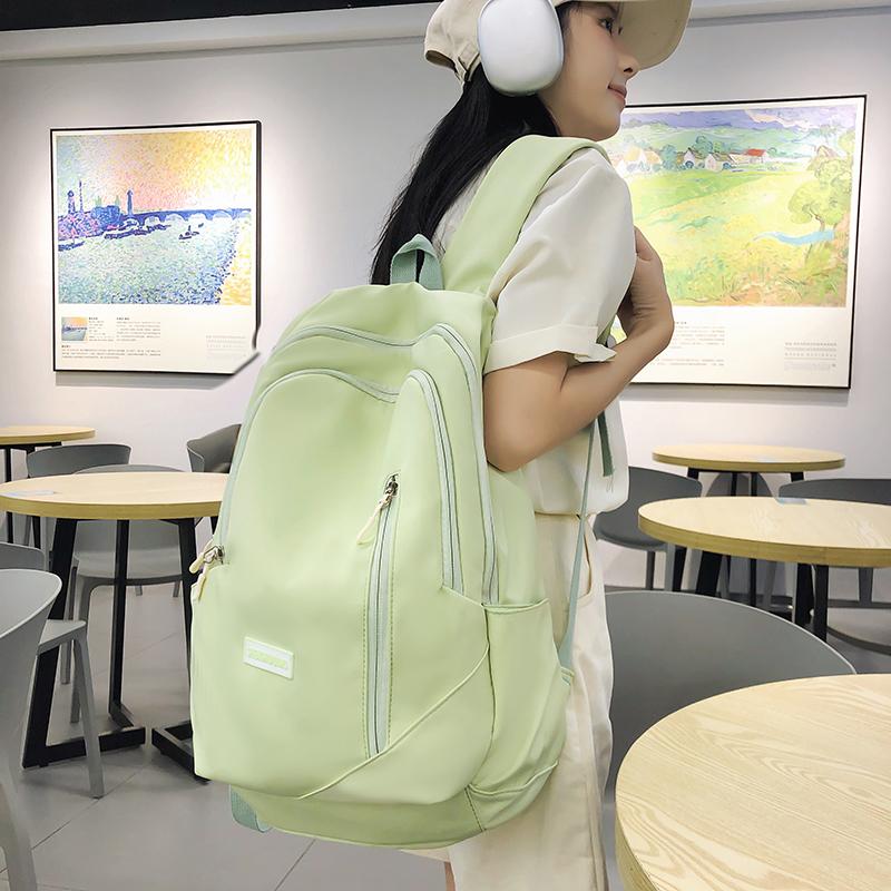 Middle School Student Bag Large Capacity Dame Ryggsekk Junior High School Student Ryggsekk Dame