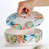 Creative Ocean Style Ceramic Plates High End Household Soup Bowls Exquisite and Delicious Dining Plate Irregular Bowl Tableware