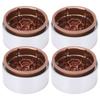 4PCS 1.9 Inch RC Car Hub Aluminum Alloy for 1Celsius10 RC Track for  al SCX10 90046   03007 for   MST