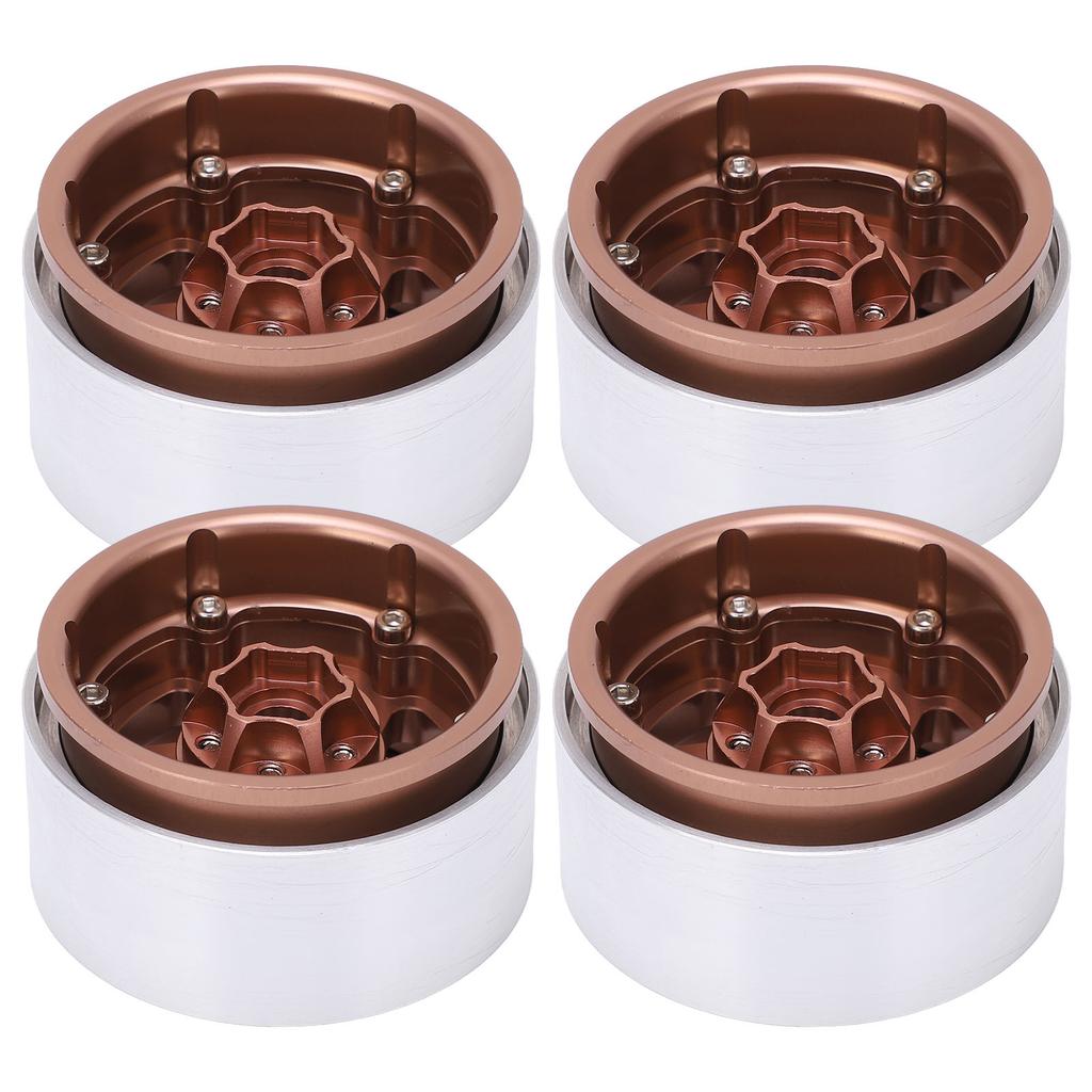 4PCS 1.9 Inch RC Car Hub Aluminum Alloy for 1Celsius10 RC Track for  al SCX10 90046   03007 for   MST