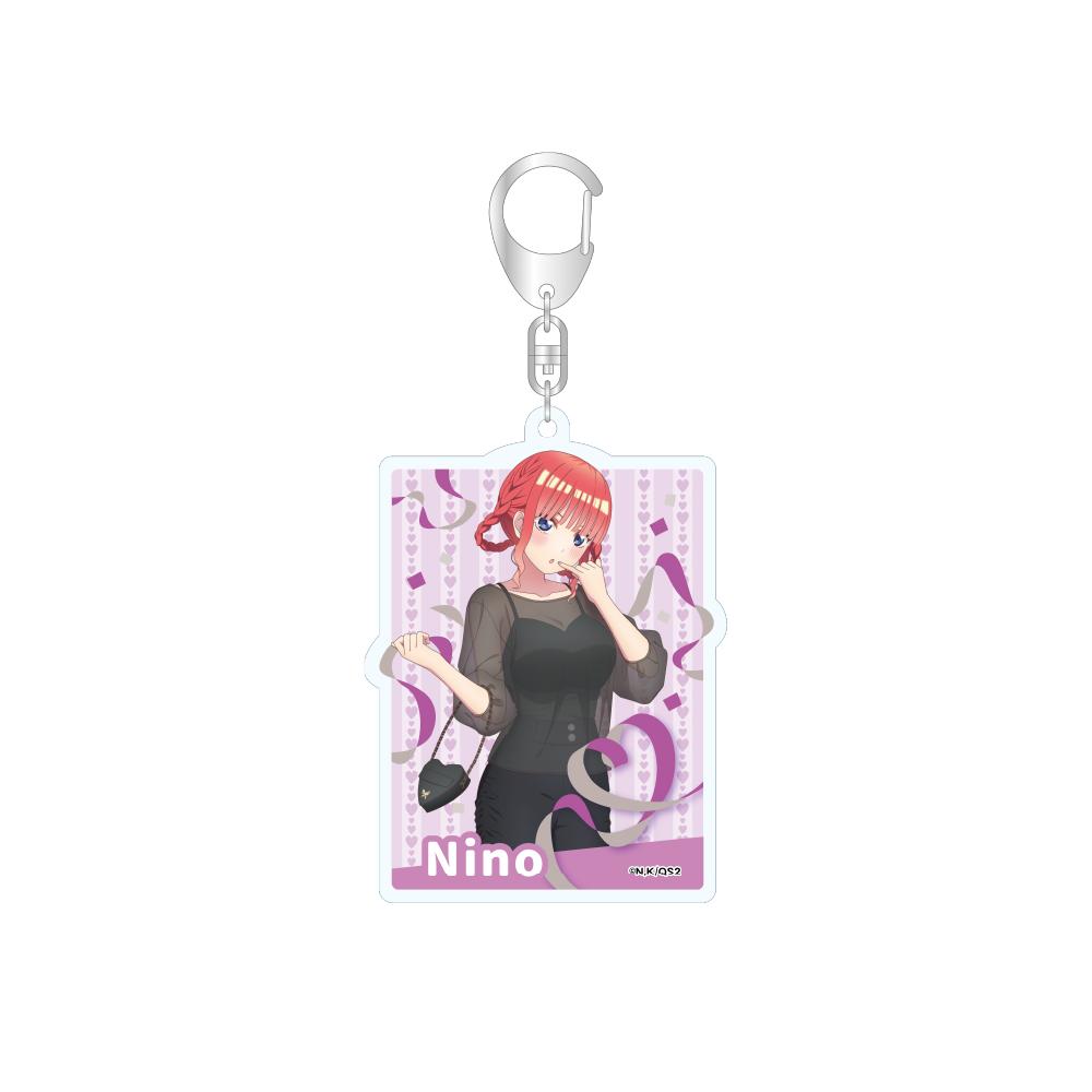 

The Quintessential Quintuplets Ichika Nino Miku Yotsuba Itsuki Official Acrylic Keychain Bag pendant anime goods Fans Charm Gift 6 cm