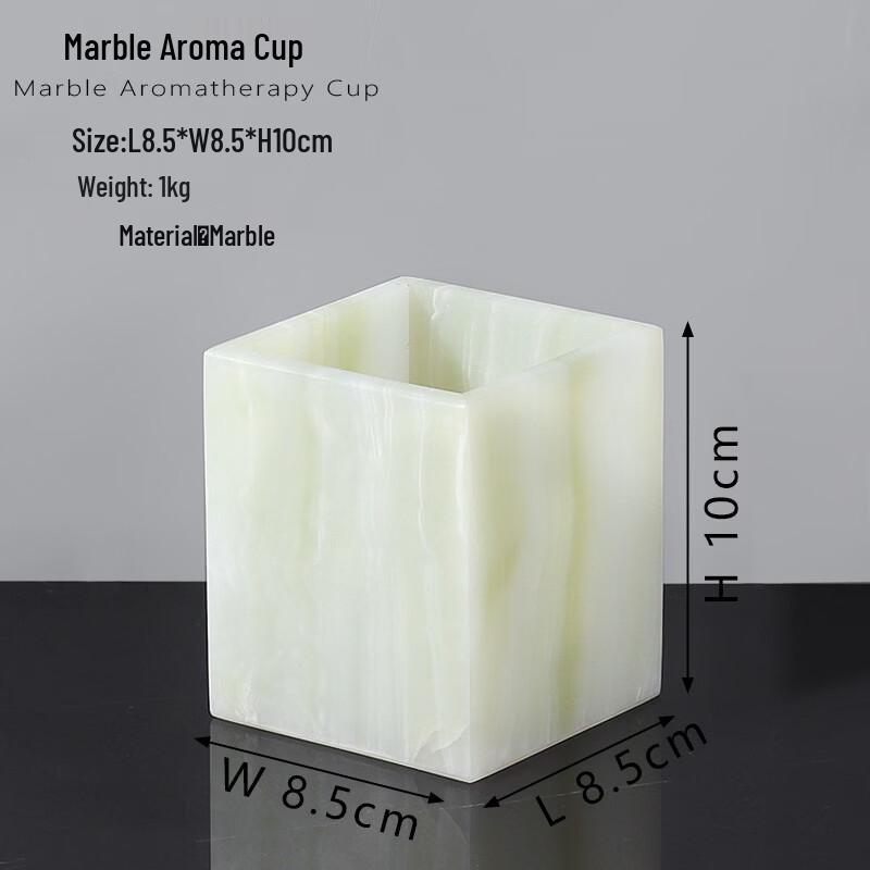 Акриловый ароматический подсвечник в стиле Абай Зеленый Нефрит