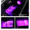 Car LED Strip Light, EJ'S SUPER CAR 4Pcs 36 LED Car Interior Lights Under Dash Lighting Waterproof Kit,Atmosphere Neon Lights Strip For Car,DC