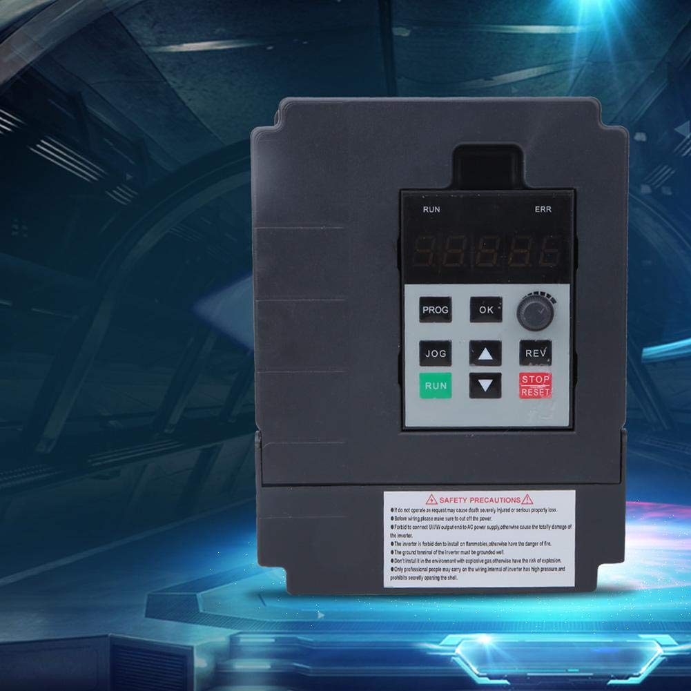 220VAC VFD Variable Frequency 220V Input To 220V Output Variable Frequency VFD Inverter Frequency VFD Speed Controller Drive, Single-Phase Three-Phase