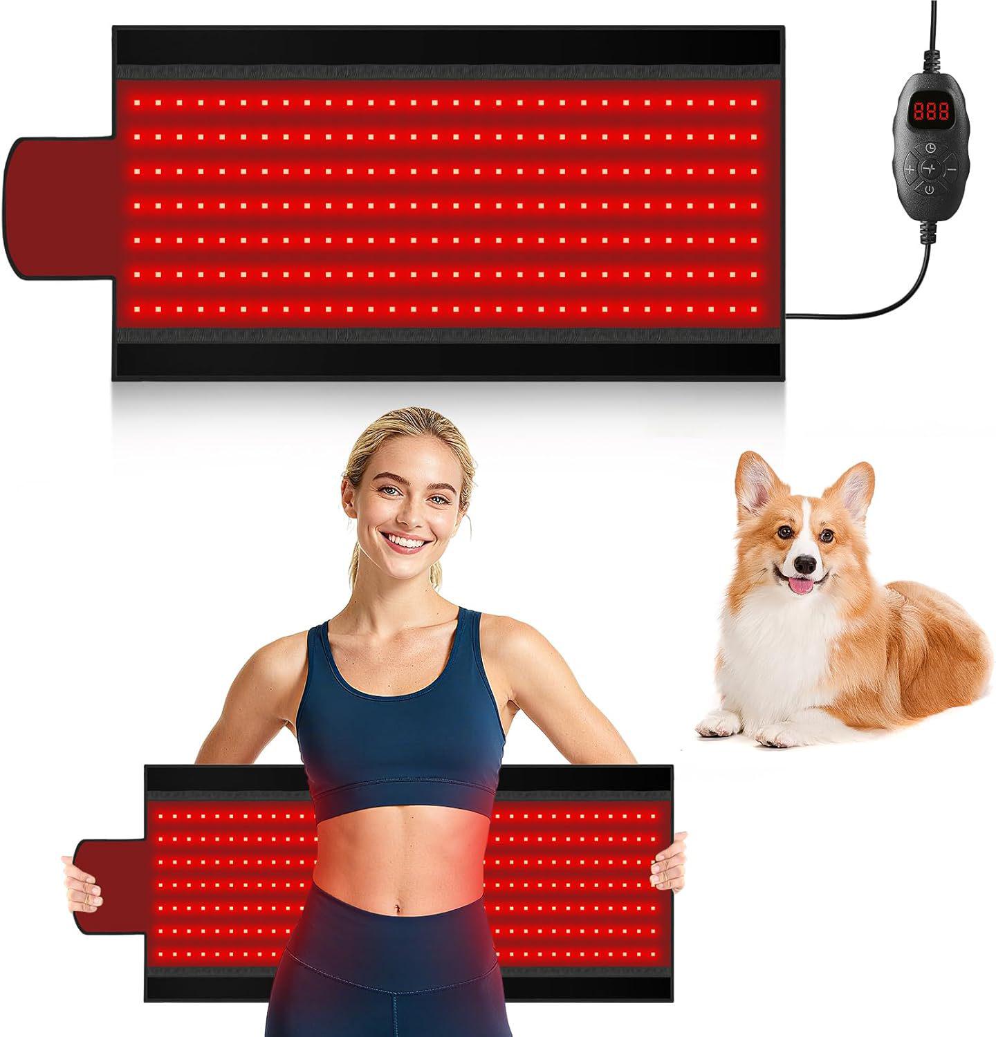 

210-Bead Red Light Therapy Pad: Multifunctional Pain Relief, Waist Support, Fitness, and Shoulder Protection CN Standard