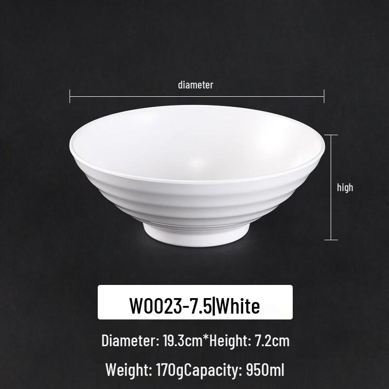 

Commercial Melamine Noodle Bowl
