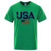Vintage Usa Flag Street Print Male T Shirts Hip Hop Street Tshirt Summer Casual Cotton Tops Large Size Breathable Tee Clothes