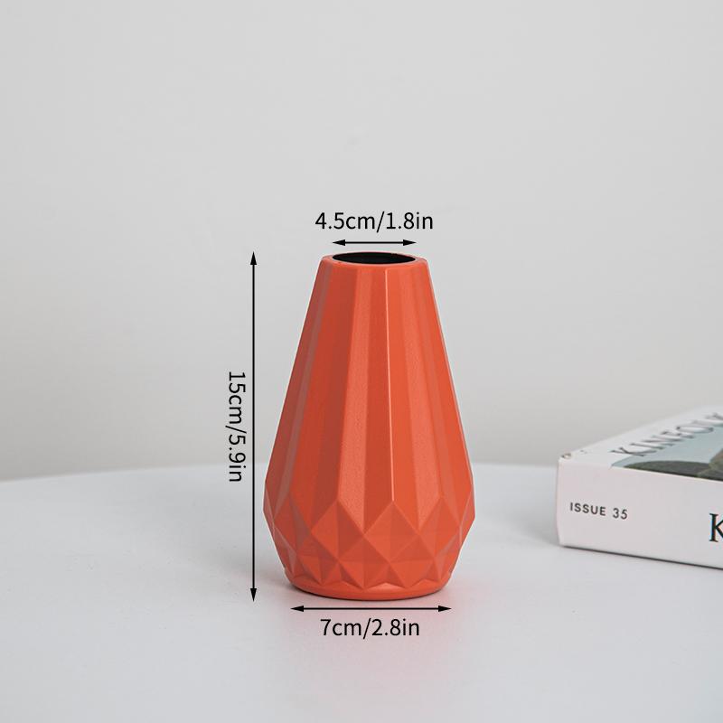 

Ваза для цветов в стиле скандинавского минимализма, пластиковая ваза, украшения для обеденного стола, креативная бутылка для растений, украшение для гостиной