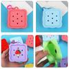 Cute Holes Soft Mini Wallet Zipper Coin Purses Silicone Card Holder Money Bag Women Girls Change Pouch Storage Bag Organizer Kid