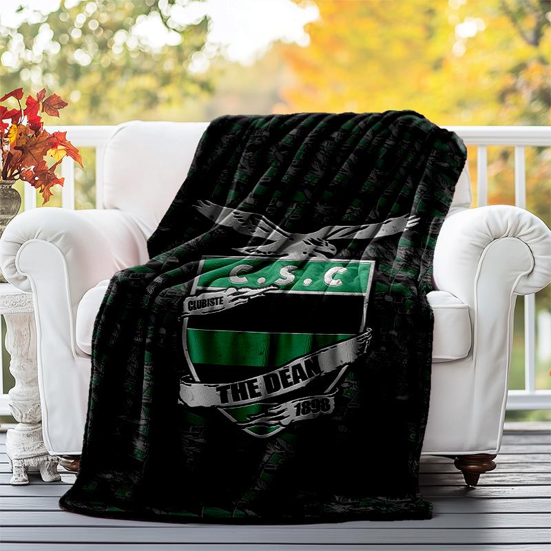 CSC Flannel Blanket Soft All-Season Throw, Design for Camping, Car Travel, Hiking Sofa, Bed, Office Perfect Gift for Parties