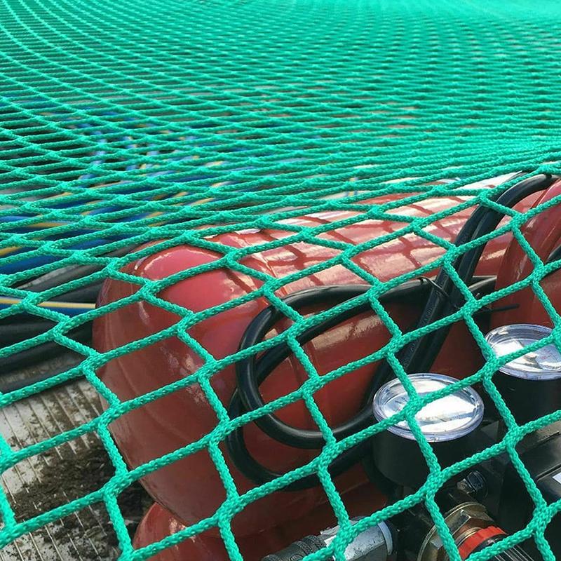 Kraftig lastenett sikkerhetsnett med 10 stk kroker bil universell grønn lastebil lastetilbehør takpolyetylen profesjonell