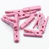 25pz Mini Clip Foto Legno Colorato Naturale Molletta Carta Memo Molletta Vestiti Legno Fai da Te Cancelleria Natale Festa di Matrimonio Decorazione Casa