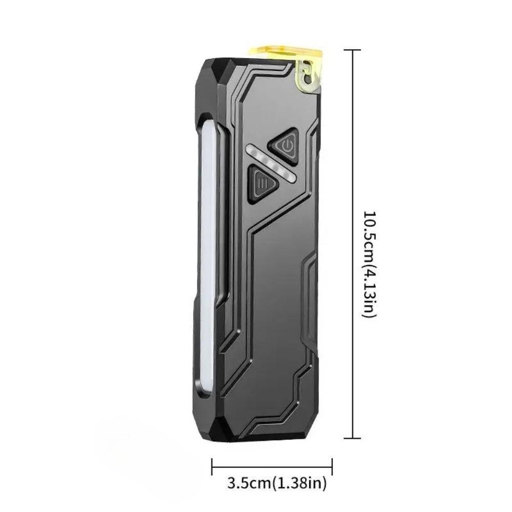 RGB Flashlight USB Rechargeable Color Changing Multi Mode High Brightness Built in Battery for Camping Construction Emergency