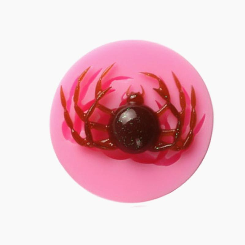 5pcs Halloween Fondant Molds Bat Pumpkin Spider Owl Silicone Chocolate Mold For Cake Decorating Gum Paste Clay Epoxy Resin Mould