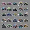 50 Large Bike Graffiti Personalized Cool Children's Car DIY Water Cup Mobile Suitcase Stickers Waterproof