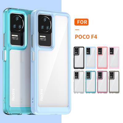 Per Custodia Cover Poco F4 Xiaomi Poco F4 Capas Antiurto Telefono Retro Trasparente Chiaro Multicolore Per Fundas Poco F3 F4 5G Cover