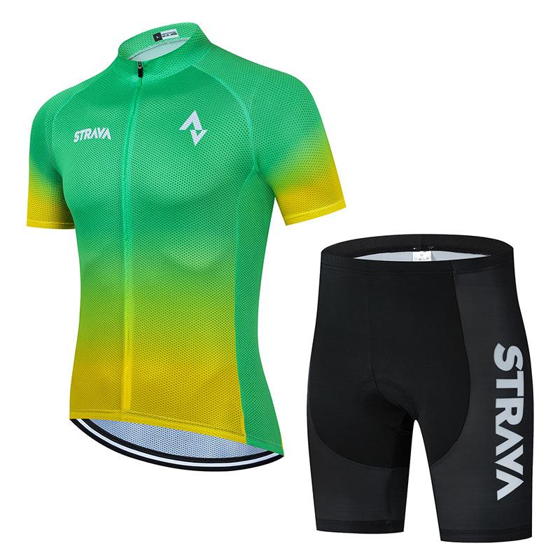 

Cycling Suit Short Sleeve Suit Men s Summer Cycling Shirt Road Mountain Bike Cycling Top Pants 2026 Summer Breathable Cycling Suit Suit S