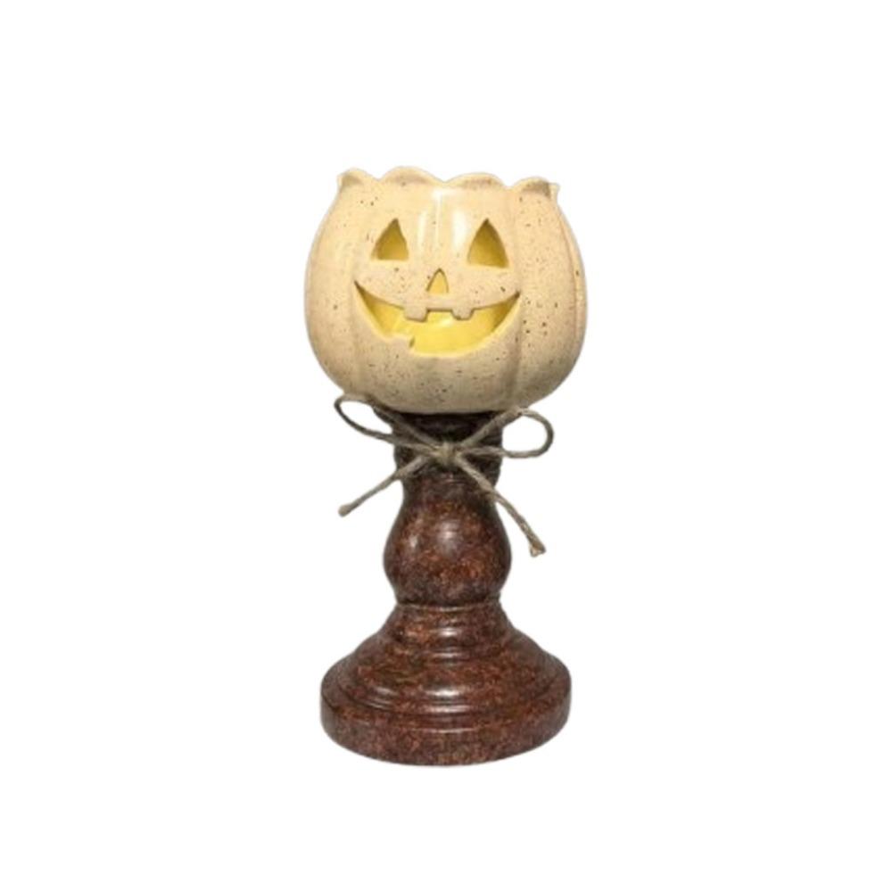 Halloween-Kürbislampe im Vintage-Stil Antike Ausführung Teelichthalter Lampe Herbst-Heimdekoration