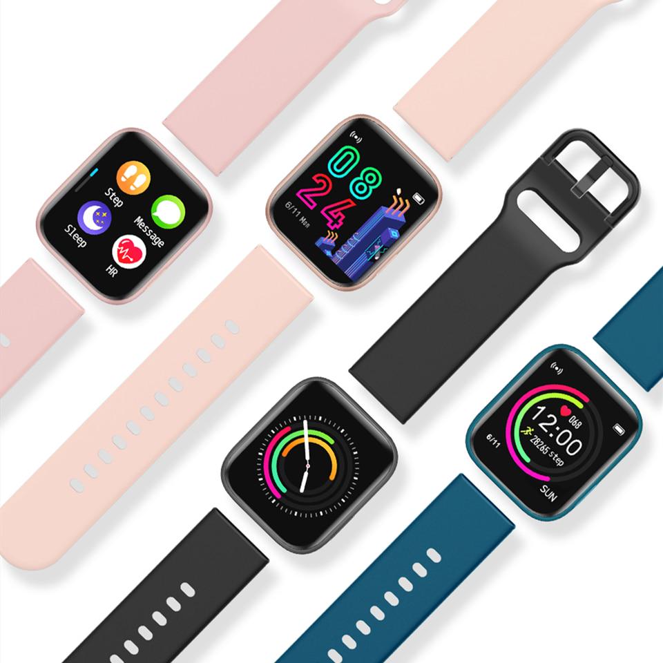 Buy P4 Smart Watch Full Touch Screen IP67 Waterproof Heart Rate Monitor  Fitness Tracker Bracelet Clock at affordable prices — free shipping, real  reviews with photos — Joom