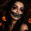 Fake Halloween Tattoo Sticker Scary Bloodiness Temporary Scar Stickers  Haunted House