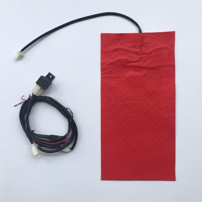 Universal 12V Motorcycle Waterproof Seat Heating Pad Heater Round Switch
