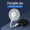 Portable Silent USB Fan for Baby, Food, Dorm, and Desktop Use - Strong Wind, Plug-and-Play, Compact Carry-on Size.