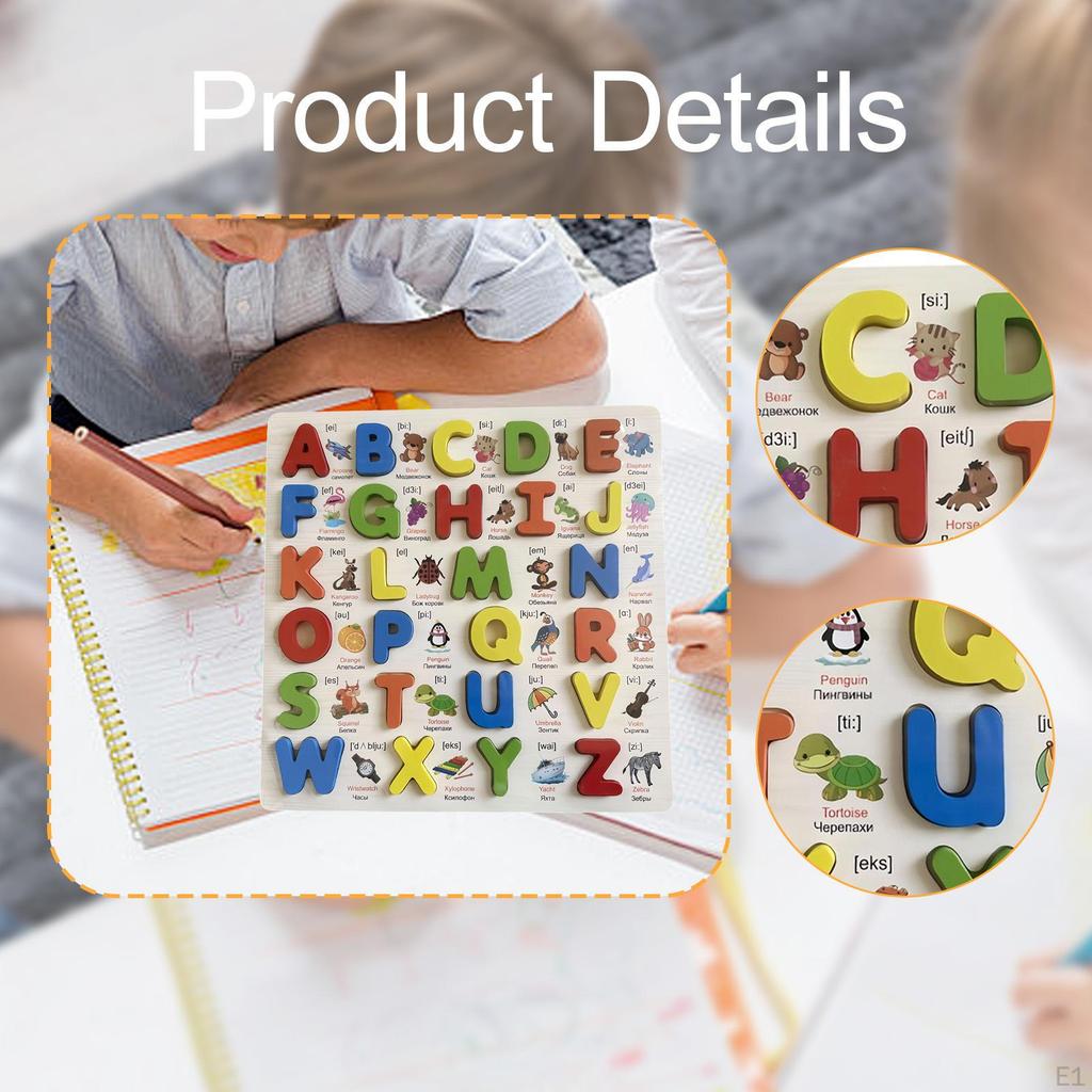 Set Color Recognition Board Game Blocks Early Learning Toys Kids Ages 3-5 Preschoolers
