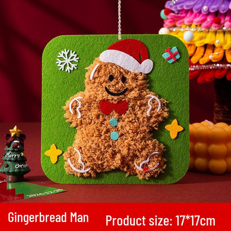 DIY Children's Sew-and-Stitch Christmas Tree Threading Kit