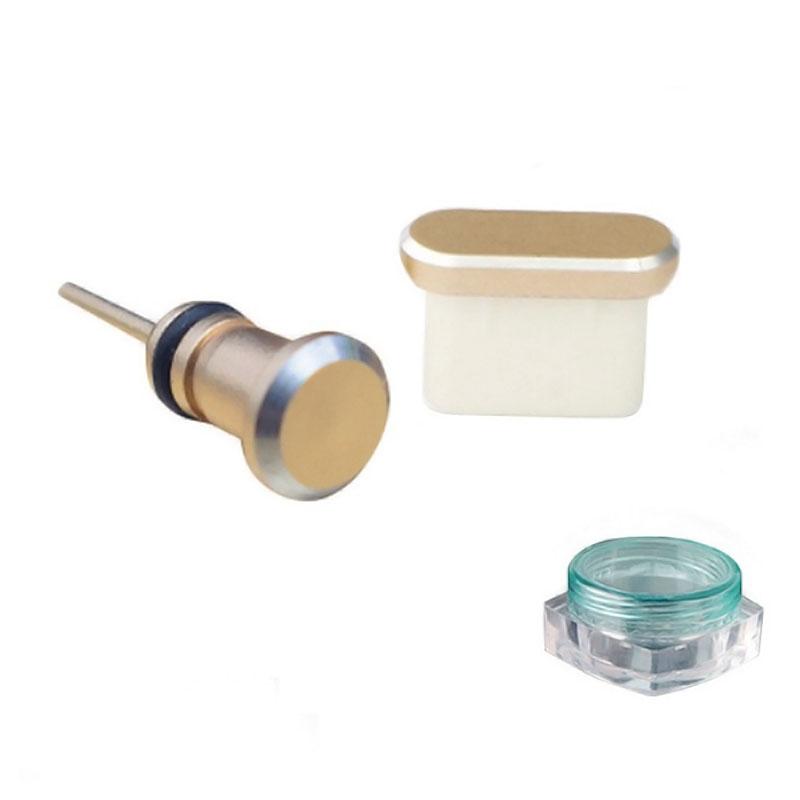 Universal Type-C laddningsport Anti-dammskydd 3,5 mm hörlursuttag Dammkontakt Laddarport