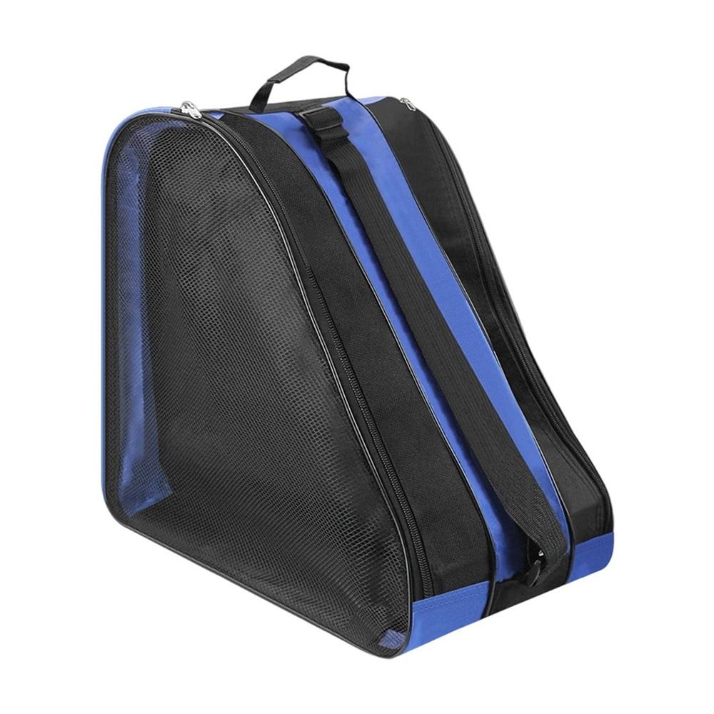 Roller skating backpack, roller skates and protective gear storage bag, thickened fabric, adjustable shoulder straps, for home use