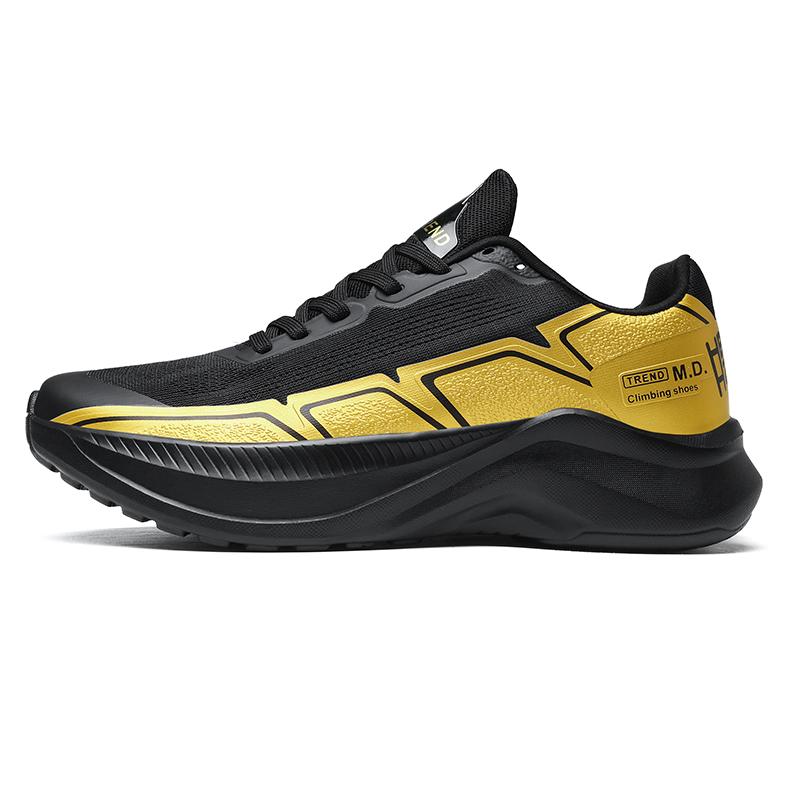 Men's casual fashion four seasons breathable outdoor sneakers light soft-sole speed running shoes students racing sports shoes