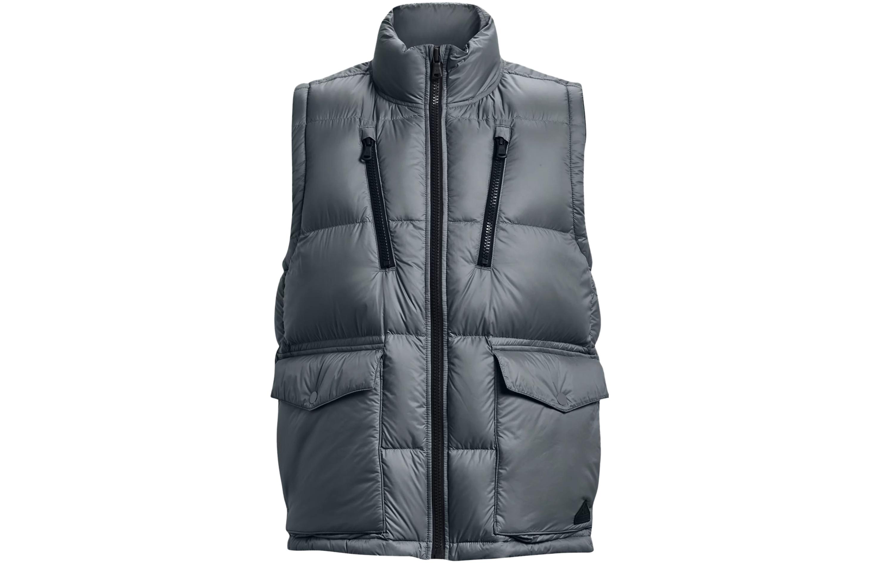 Under Armour ColdGear Down Vest Men s Gray 1378837-002 MD