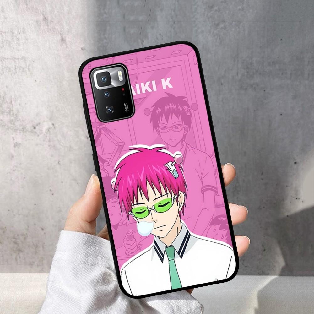 Saiki Kusuo No Psi Nan Phone Case For Redmi Note 4 X 5 A 6 7 8 T 9 9S 10 11 11S 11Epro Poco M3 Pro