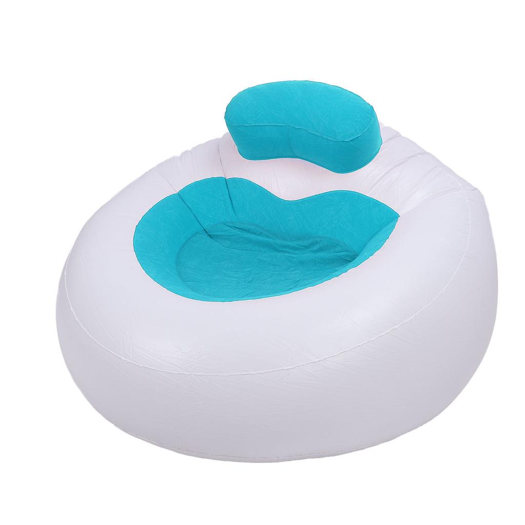 Inflatable Chair Comfortable Supportive Heart Shape Decorative Plush Chair for Bedroom Living Room
