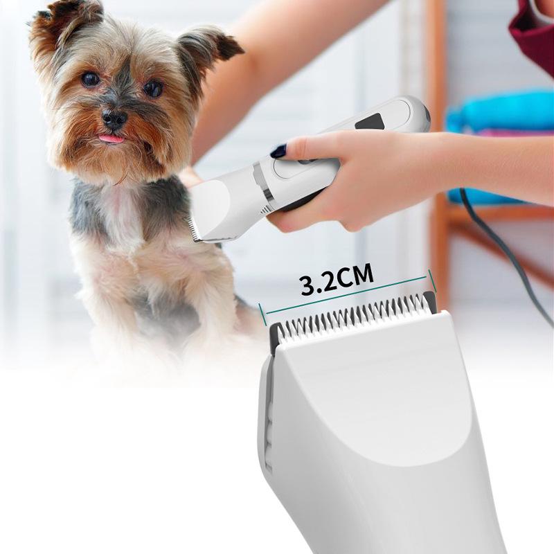 4-in-1 Electric Pet Grooming Kit: Clipper, Nail Grinder, and Paw Shaver for Dogs and Cats
