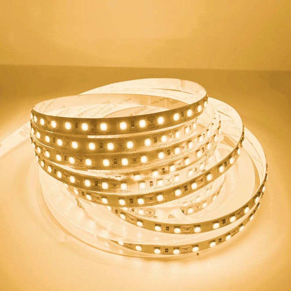 240LEDs/M SMD2835 LED Light Strip High Density Dimmable 10M 5M DC12V 24V Flexible Light for Room TV Background Decoration