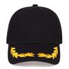 Brim Design Baseball Caps Wheat Ear Embroidery Sunscreen Hat Casual Hats  Outdoor Activities