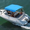 3 Bow Boat Bimini Tops 72"Lx(85"-90")W x 46"H Awning Canopy Pacific Blue
