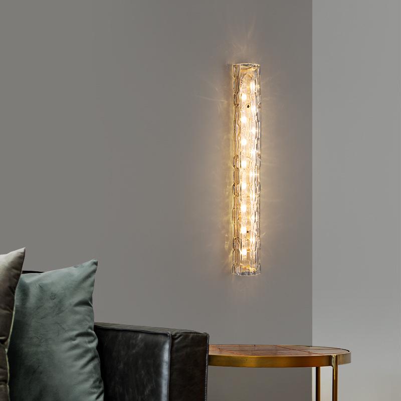All-Copper Modern Bedside Wall Lamp - Creative Decorative Light for Bedroom and Living Room