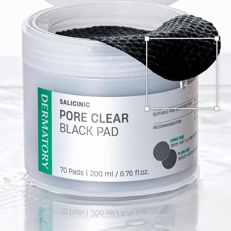 Dermatory Salicylowe Płatki Oczyszczające Pory Black Pad 70 szt.