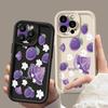 For iPhone 16 Pro Max Fruit Print Phone Case For iPhone 16e 15 14 13 12 Pro Max Plus 11 XR XS Flower Print Phone Case TPU Soft Shockproof Case Cover