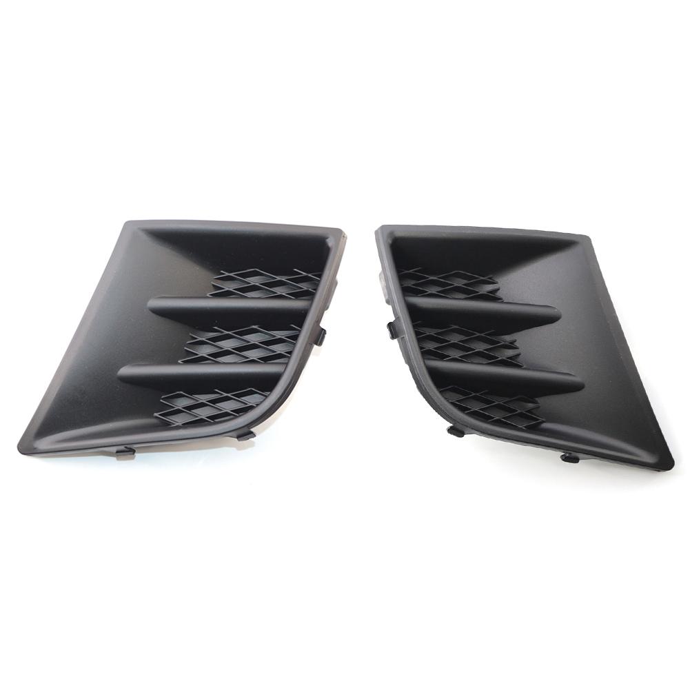 Lower Grille Fog Light Frame 7422A9/7422A8 Fog Lamp Chrome Grill Left Right Fog Lamp Cover Grilles for Peugeot 107 2009-2012