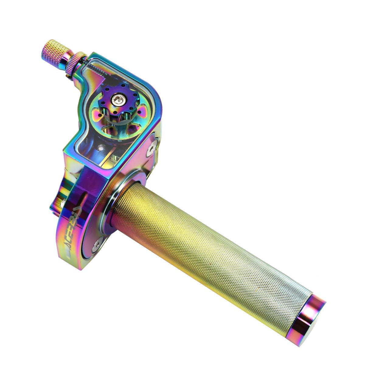 ZSDTRP 22mm CNC Aluminum Multicolor Accelerator Throttle Twist Grips Handlebars