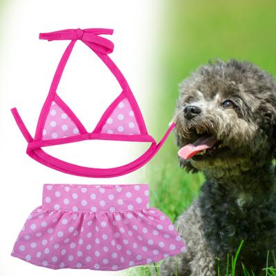 1 Set Pet Badeanzug Verschluss Band Komfortable Klar Druck Ins Sommer Pet Bikini Hund Strand Pet Badeanzug Strand Party