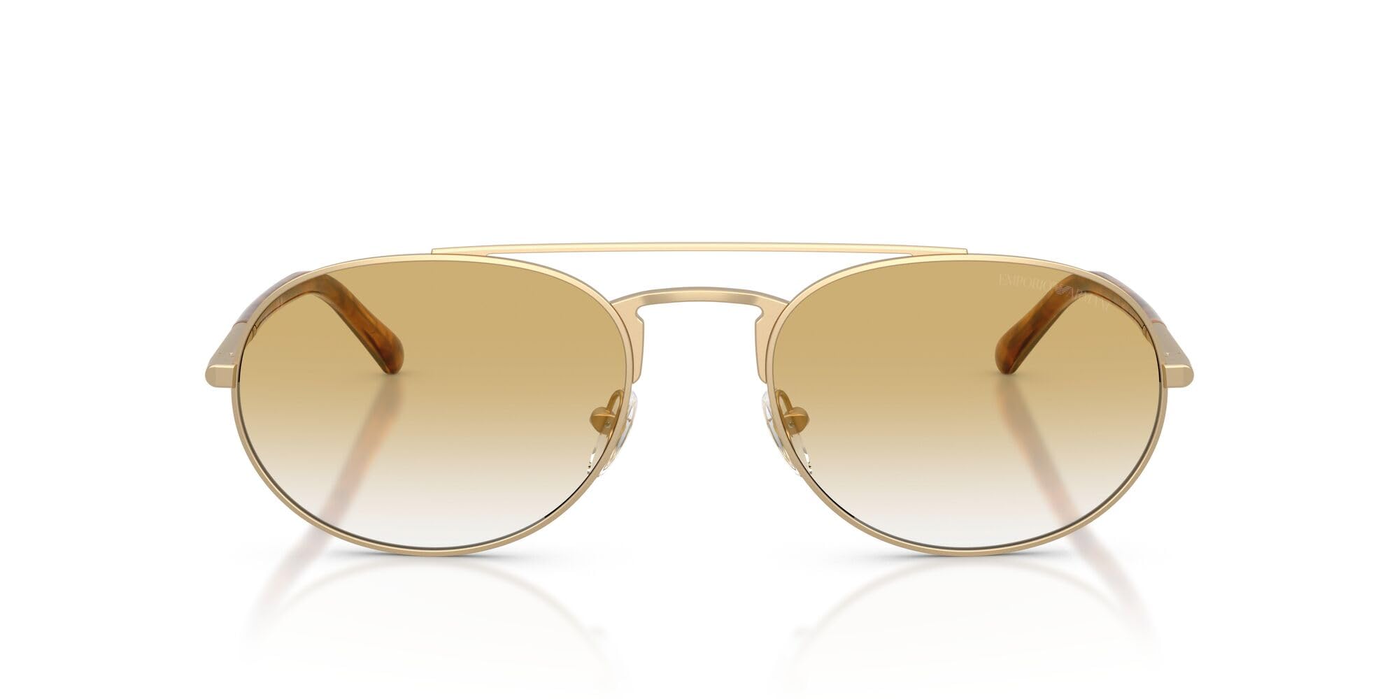 

EMPORIO ARMANI matte pale clear gradient 30022Q57 0EA2171 sunglasses, gold, yellow, 57mm,